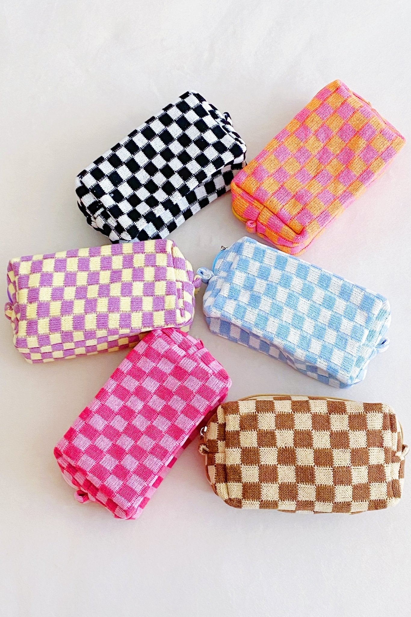 Check Yourself Cosmetic Bag - Clairellas