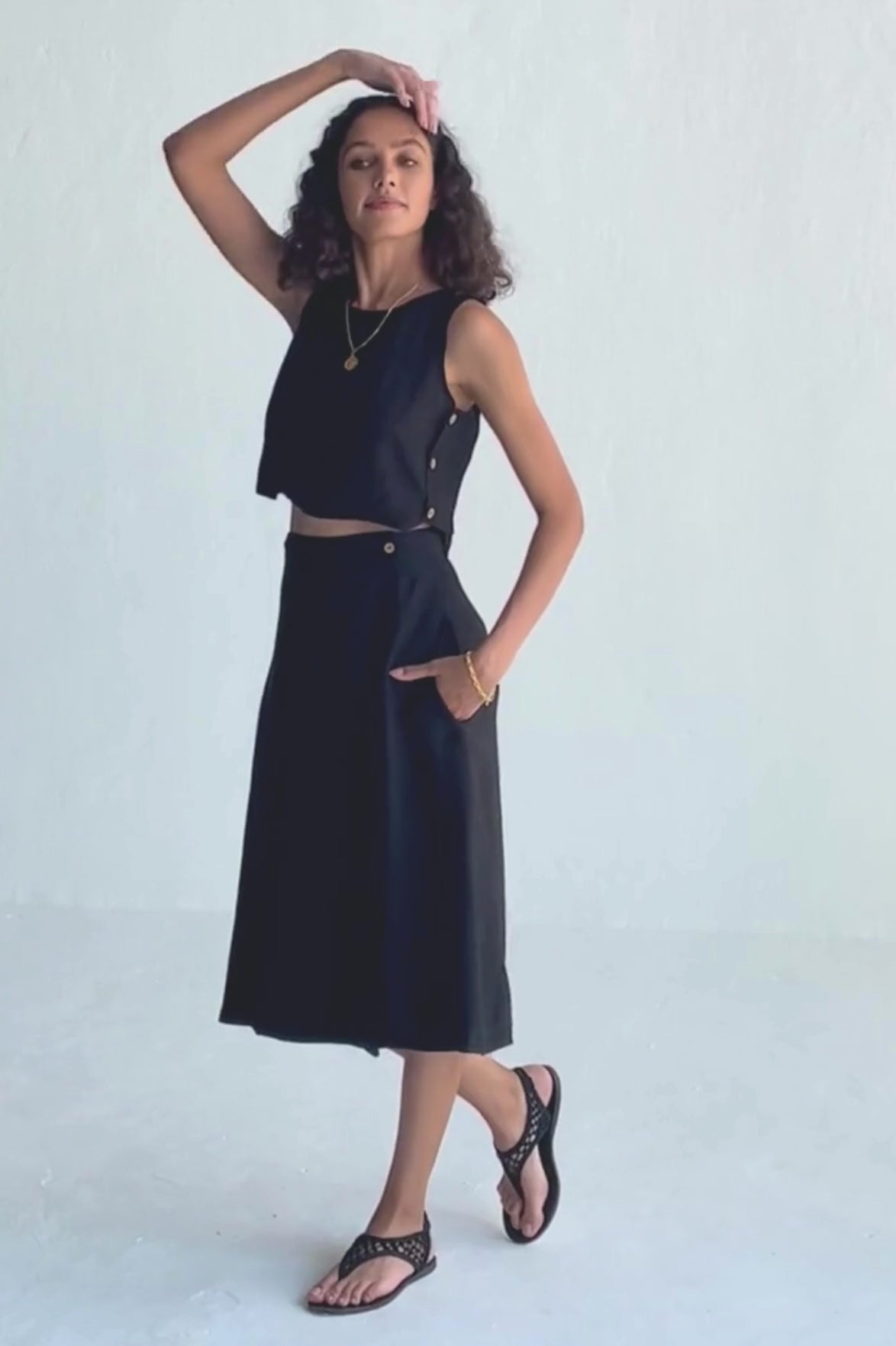 Breezy Summer Set in Black