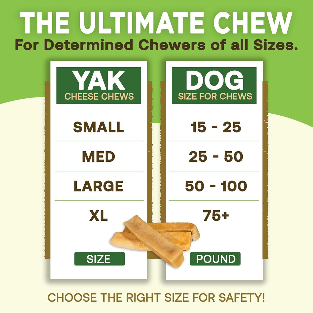 Gold Yak Chews for Small Dogs (4 - 75 sticks) - Clairellas