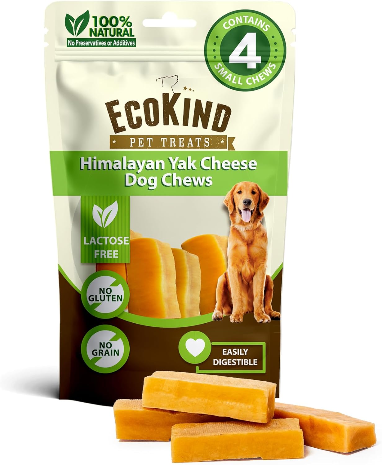Gold Yak Chews for Small Dogs (4 - 75 sticks) - Clairellas