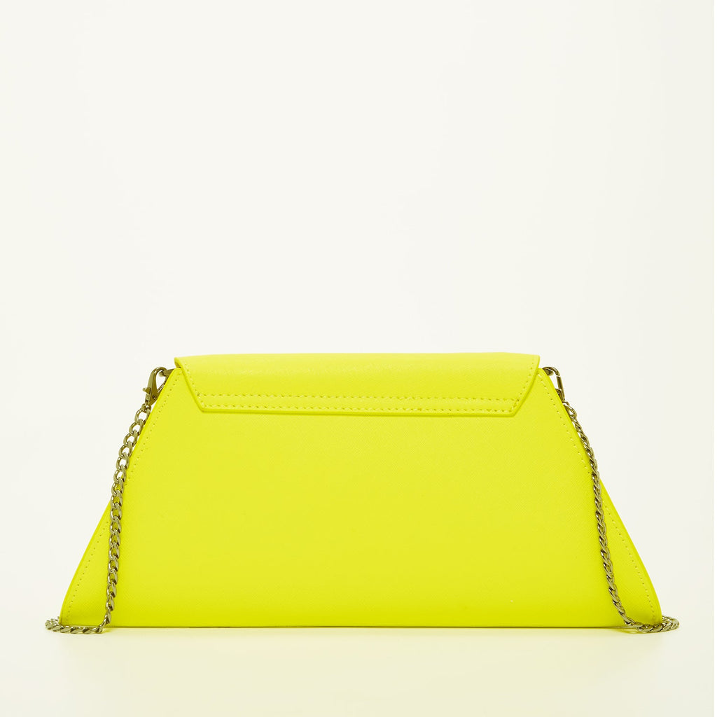 SUSU Yellow Purse Leather Clutch Bag Unique Evening Purse Women's Handbag - Clairellas