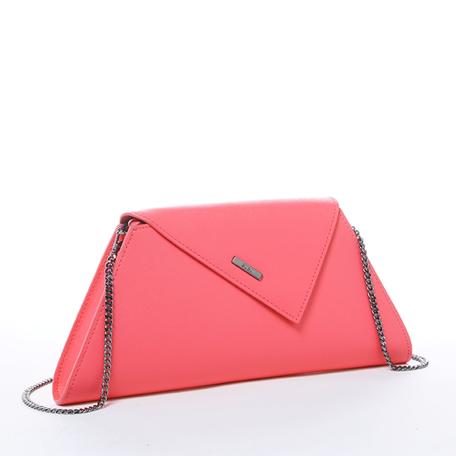 Angelica Coral Clutch Leather - Clairellas