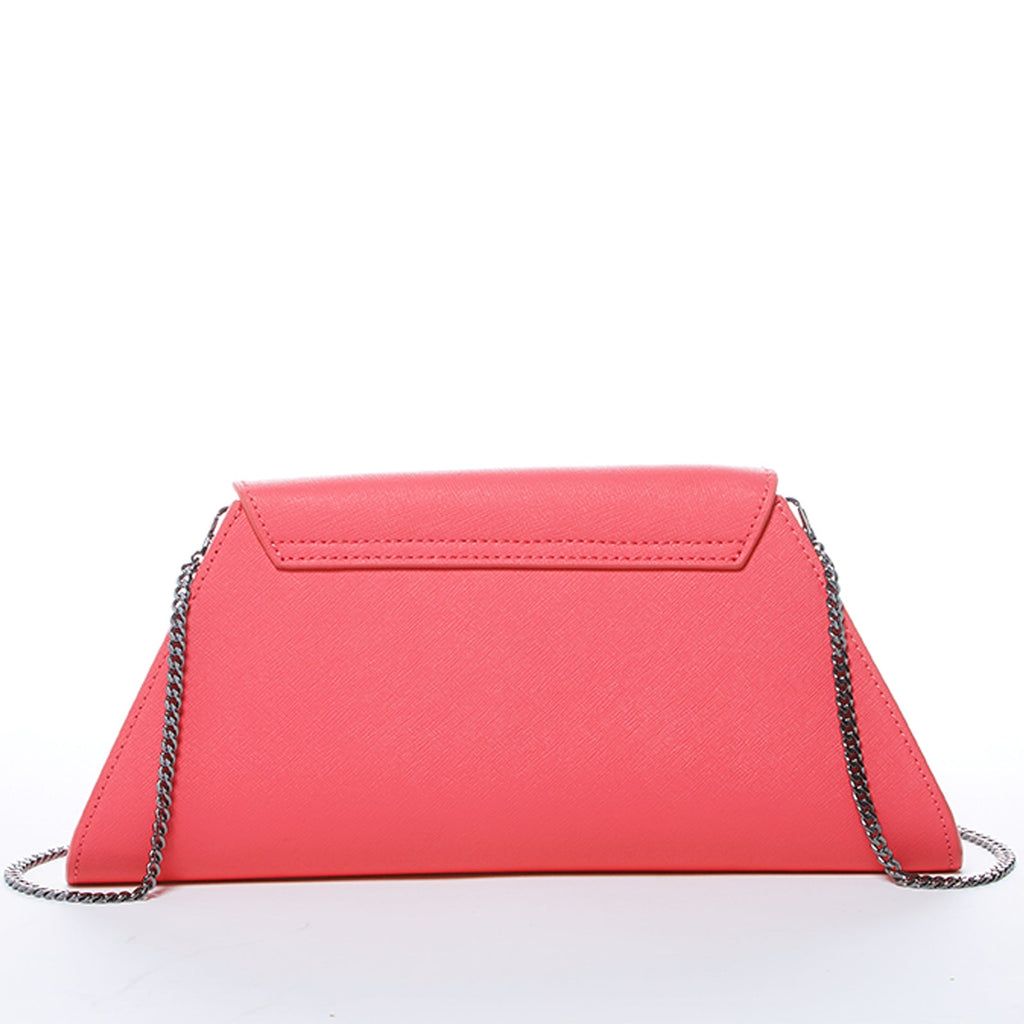 Angelica Coral Clutch Leather - Clairellas