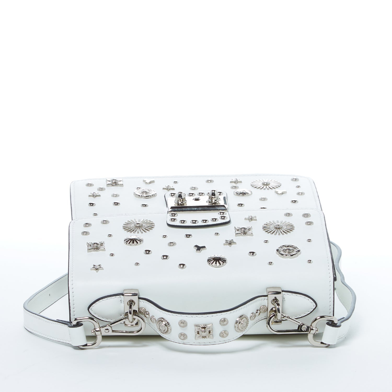 SUSU Convertible Leather Backpack Purse White Crossbody Bag  Women's Handbag