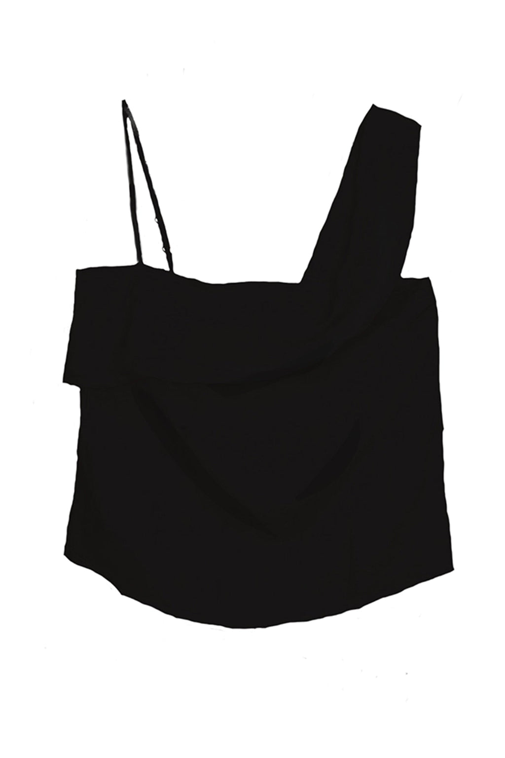 The Wandering Wave Top in Black