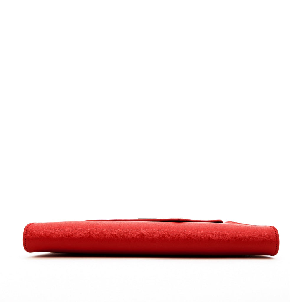 SUSU Red Clutch Bag Leather Clutch Purse Crossbody Evening Purse Unique Women's Red Handbag - Clairellas