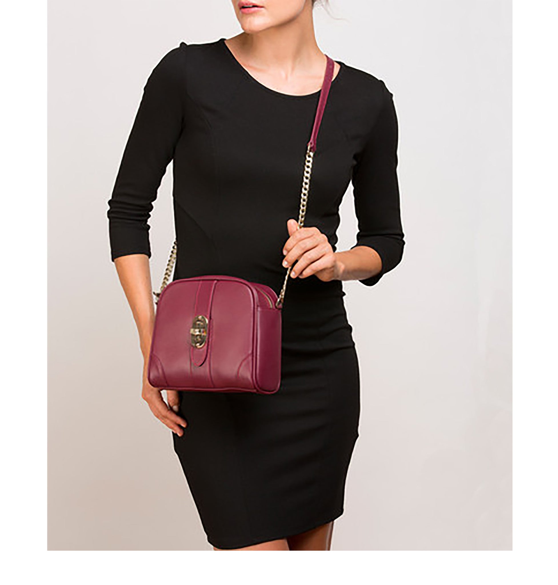 Small Crossbody Bag Burgundy