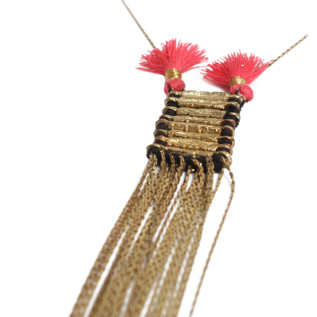 Double Tassel Necklace
