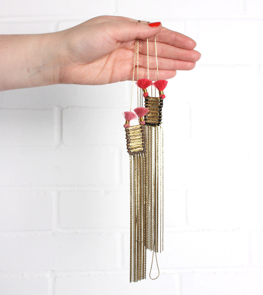 Double Tassel Necklace