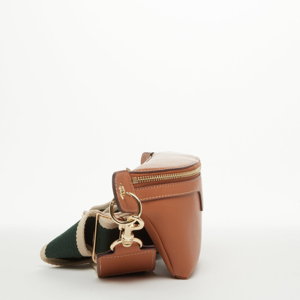 SUSU Chest Sling Bag Shoulder Sling Bag Little Brown Bag Leather Crossbody Sling Bag