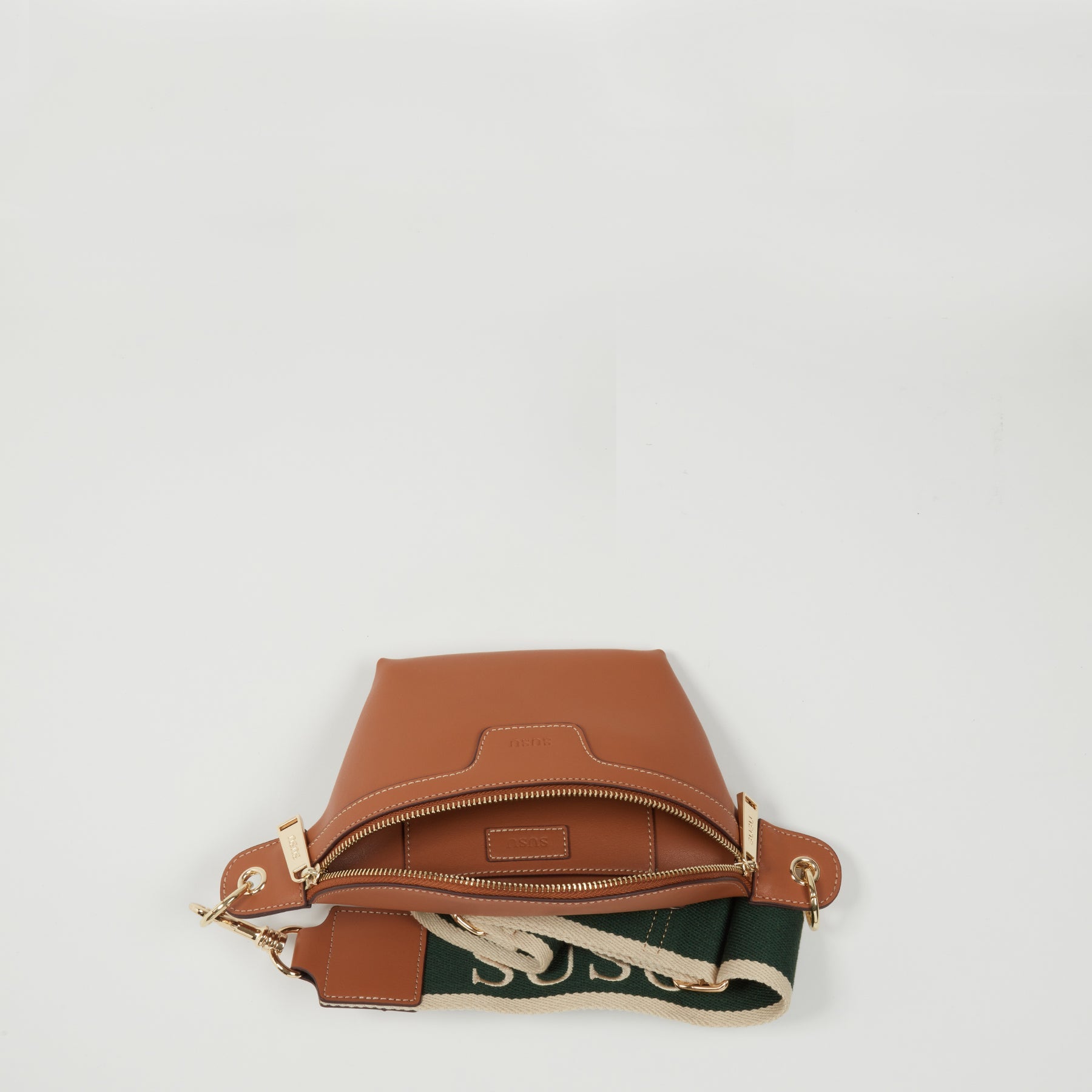 SUSU Chest Sling Bag Shoulder Sling Bag Little Brown Bag Leather Crossbody Sling Bag