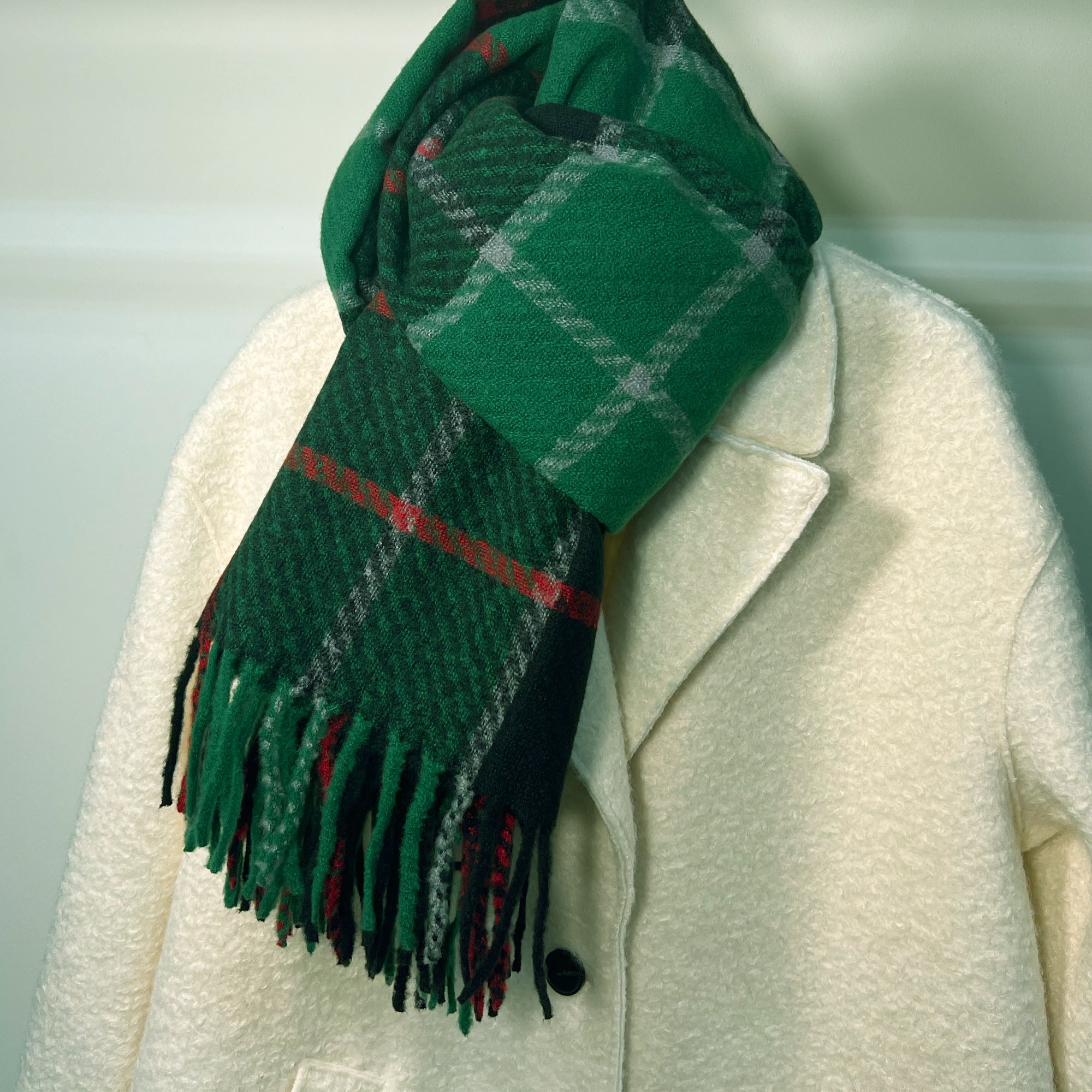 Green Scarf for Women - Clairellas