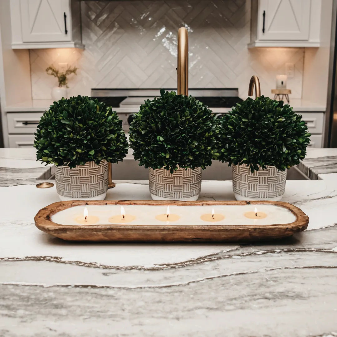 5-Wick Dough Bowl Soy Candle - Woodland Chateau