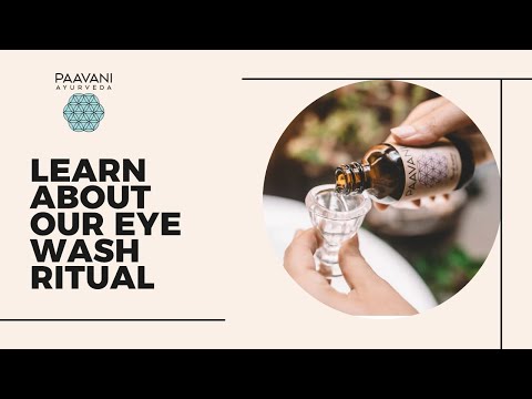 Eye Wash Ritual | Ayurvedic Eye Cleansing for Soothing & Hydrating