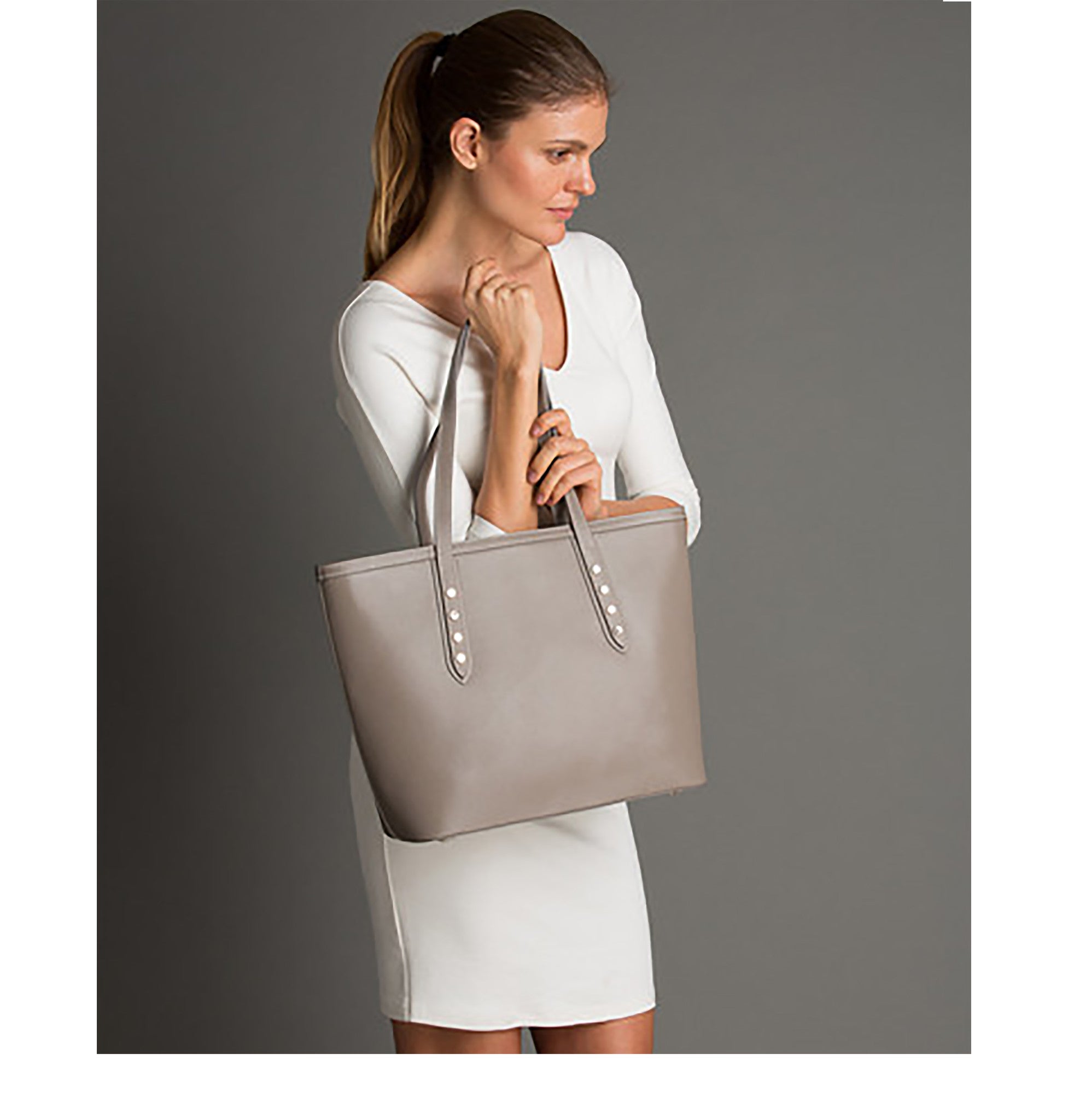 Dark Dune Leather Shoulder Bag - Clairellas