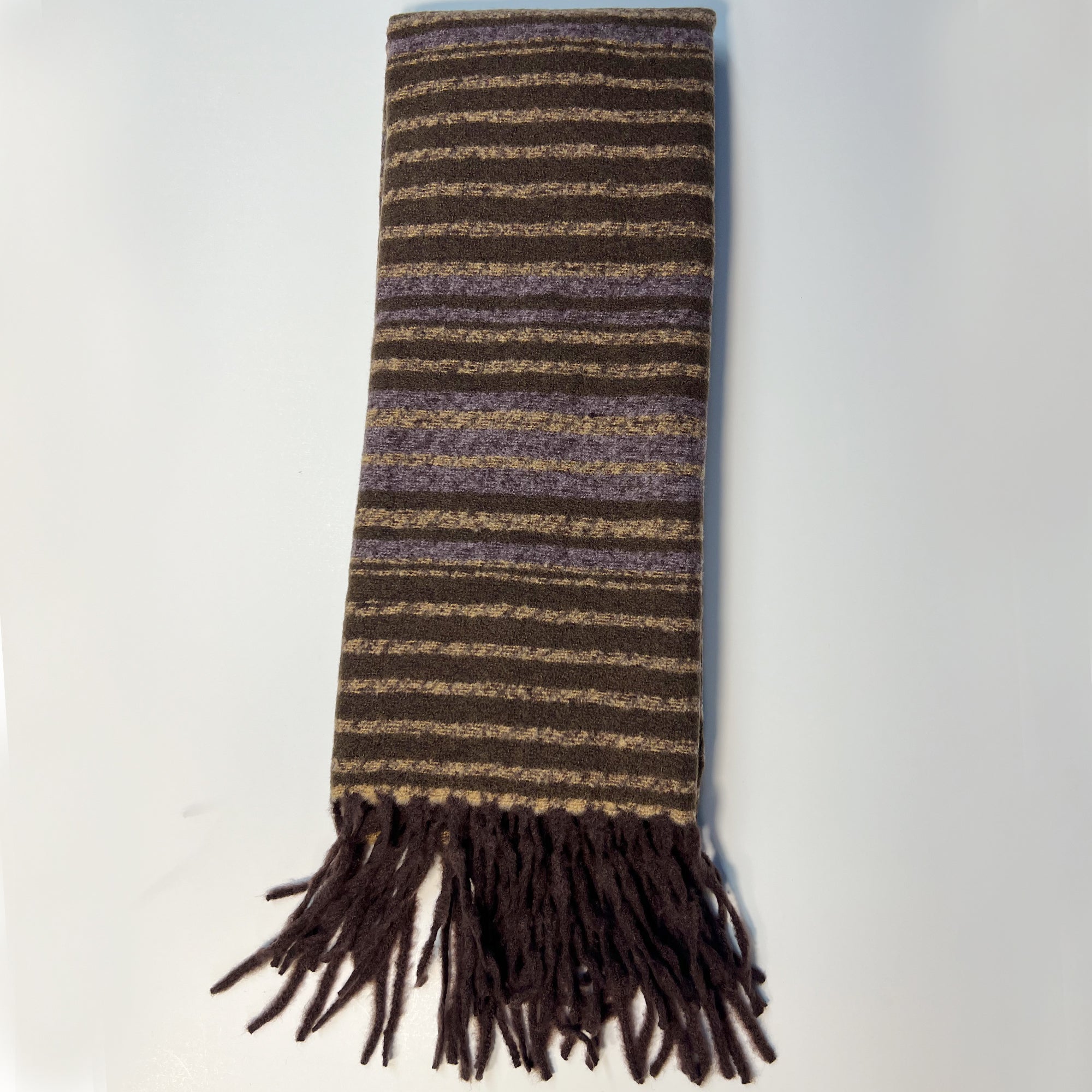 Purple Scarf with Fringe
